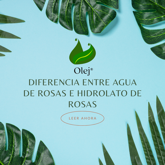 Diferencia entre agua de rosas e hidrolato de rosas