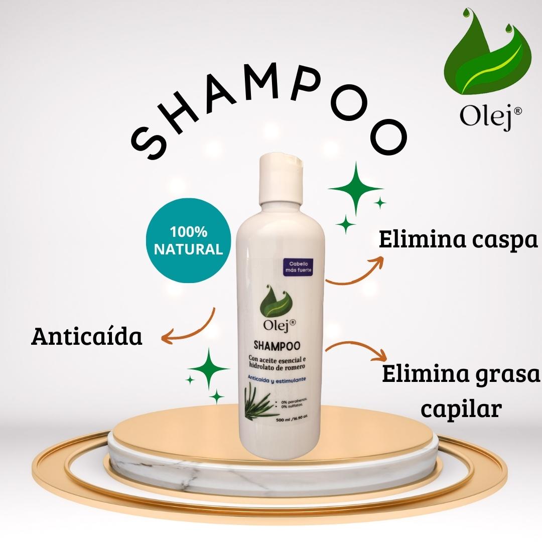 Shampoo con Hidrolato de Romero